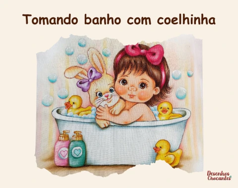 Projeto Tomando banho com coelhinha