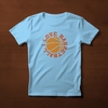 Camiseta I Love Basket Azul claro