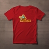 Camiseta Skate Rojo Lava
