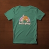 Camiseta Basquet Let's Play Verde Salvia