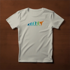 Camiseta Karate Evolución Vainilla