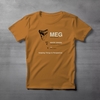 Camiseta dinosaurios Meg Mostaza