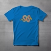 Camiseta dinosaurios Titanoboa Azul Turquesa
