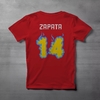 Paquete de 6 o 12 camisetas para equipos Fuego Rojo Lava - comprar online