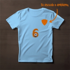 Paquete de 6 o 12 camisetas para equipos Monster Azul Claro en internet