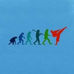 Camiseta Karate Evolución Azul claro - comprar online