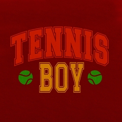 Camiseta Tennis Boy Rojo Lava - comprar online
