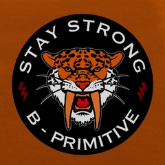 Camiseta dinosaurios Stay Strong Mostaza - comprar online