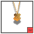 Collar Hogwarts Dorado - Sortilegios Frikis