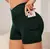 Short Fitness Canelado Com Bolsos Laterais