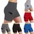 Short Fitness Canelado Com Bolsos ,Cintura Alta,Levantamento. na internet