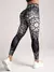 Legging Fitness Estampa elásticas, Floral Com Elástico Na Cintura. - loja online