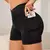 Short Fitness Canelado Com Bolsos Laterais