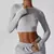 Croppeds Fitness com Nervuras, Gola Redonda, Leve, Básica, Slim Fit. - comprar online