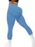 Calça Legging com Recortes Cintura Alta Feminina, Calças Stretch Peach Butt. - loja online