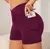 Imagem do Short Fitness Canelado Com Bolsos Laterais