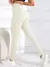 Legging Fitness Lisa de Cintura Alta, Calças Esportivas com Nervuras, Roupa Casuais Para Outono e Inverno. - LOJA PRIME