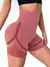 Short Fitness Canelado de Cintura Alta Shorts de Treino Fitness Yoga Elevador . - loja online