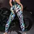 Imagem do Legging Fitness Estampa Esportivas Tie Dye Com Impressão 3D