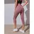 Calça Legging Com Recortes Com Bolsos Laterais, Cintura Alta,Projeto Novo