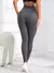 Legging Fitness Lisa de Cintura Alta, Calças Esportivas com Nervuras, Roupa Casuais Para Outono e Inverno. - comprar online