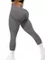 Imagem do Calça Legging com Recortes Cintura Alta Feminina, Calças Stretch Peach Butt.