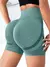 Short Fitness Canelado de Cintura Alta Shorts de Treino Fitness Yoga Elevador . - LOJA PRIME