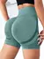 Short Fitness Canelado de Cintura Alta Shorts de Treino Fitness Yoga Elevador . - comprar online