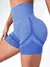 Short Fitness Canelado de Cintura Alta Shorts de Treino Fitness Yoga Elevador . - loja online