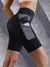 Bermuda Fitness Com Bolsos Laterais Duplos Leggings Cintura Alta,
