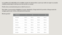 Banner de la categoría TABLA DE TALLES