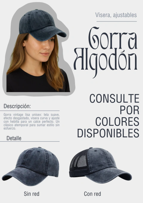 Gorras de algodón
