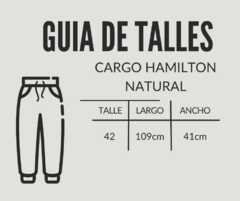 CARGO "HAMILTON" NATURAL - tienda online