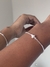 pulseira delicada 3 pedras - comprar online