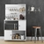 Placa Decorativa Cardiograma Café MDF Branco - comprar online