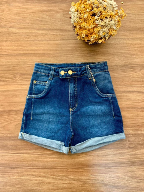 SHORTS MOM FEM JEANS