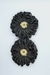 Flores de lana (2 unidades) 7,5cm - comprar online