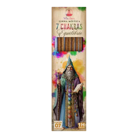 Incenso Vila Zen Linha Mística 7 Chakras - Equilíbrio