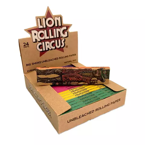 Seda King Size Lion Rolling Circus Brown