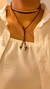 Chocker marrón con bolitas metalizadas - comprar online