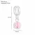 Berloque Ponto de Luz Zircônia Rosa 5mm - Cód: 9098 na internet