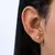 Brinco Prata Coração 3mm White - comprar online