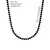 Choker Prata Riviera Zircônia Black 33cm + 10cm Along. na internet