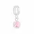 Berloque Ponto de Luz Zircônia Rosa 5mm - Cód: 9098