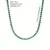 Choker Prata Riviera Zircônia Esmeralda 33cm + 10cm Along. - Cód: 9300 na internet