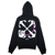 Off White Dbl Moon Arrow Skate Hoodie Black