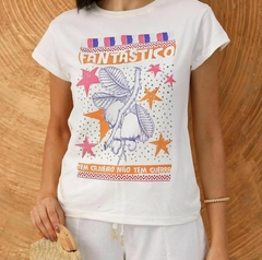 T-Shirt Estilo Farm 100% Algodão