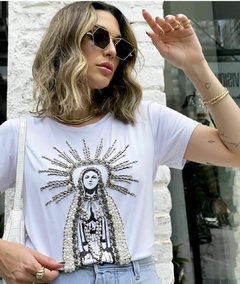 Blusa T-Shirt Pedraria Nossa Senhora