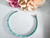 Pulseira Rivieira 3 pontas Aqua Marine