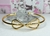 Bracelete laço banho ouro